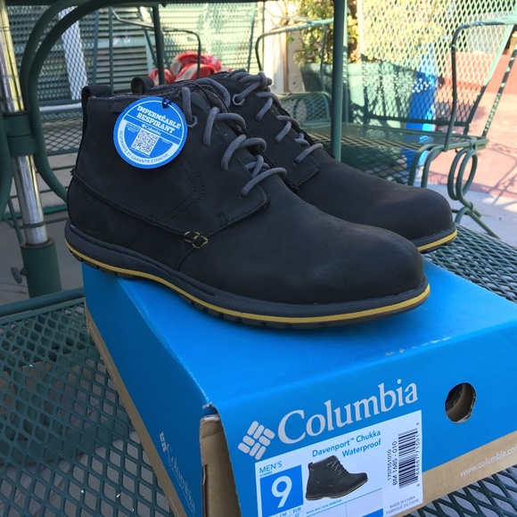 columbia davenport chukka waterproof leather